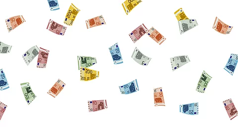 Geldscheine Regen Banner Krankenhausreform 2025 25-Milliarden-Fonds für moderne Medizin
