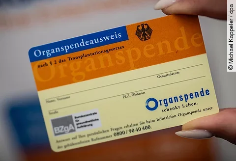 Oranspendebereitschaft soll gefürdert werden Oranspendebereitschaft soll gefürdert werden