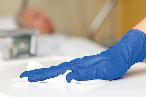 Hepatitis-A-Virus - Oberflächendesinfektion