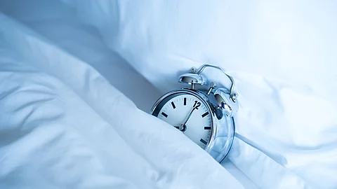 Alarm clock at 8 am. to wake up Alarm clock at 8 am. to wake up