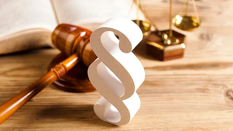 Wooden gavel barrister, justice concept, paragraph Wooden gavel barrister, justice concept, paragraph