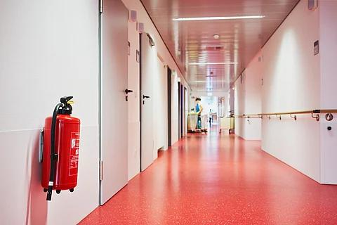 Ein funktionierender Brandschutz ist gerade in Kliniken essenziell.A