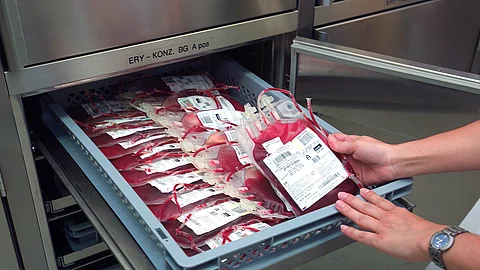 Untersuchung im Blutlabor