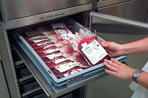 Untersuchung im Blutlabor