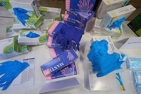 Schutzausstattung für den Pandemiefall im neuen Landesmateriallager Rheinland-Pfalz 