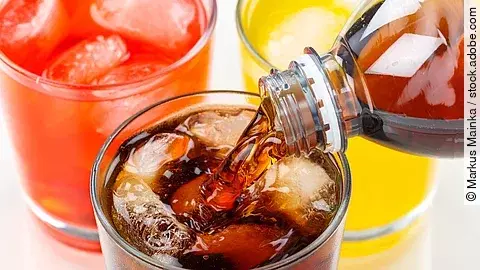 Pouring cola drink drinks lemonade softdrinks in a glass