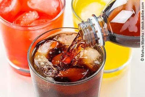 Pouring cola drink drinks lemonade softdrinks in a glass