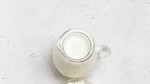 Hypoallergene Milchprodukte.