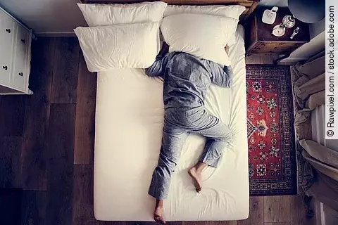 Insomnia and noise pollution concept